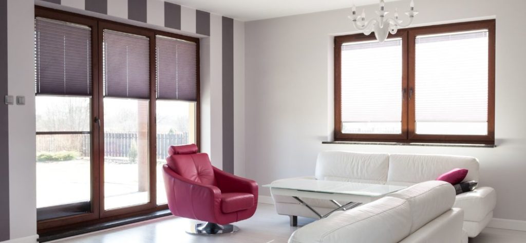 Pomona home showcases sleek remote control blinds that complement the décor.