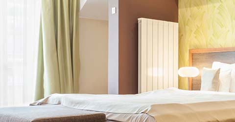 A view at bedroom drapery 2