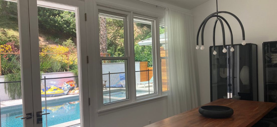 A view at curtains and drapes