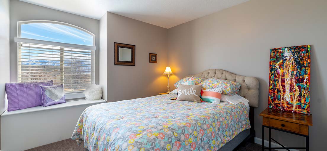 Get a good night's sleep every night with motorized blackout blinds in your Monrovia bedroom.