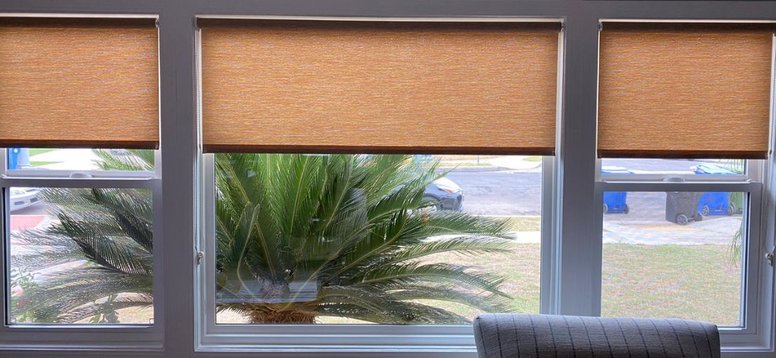A view at elegant cream roller window shades 2