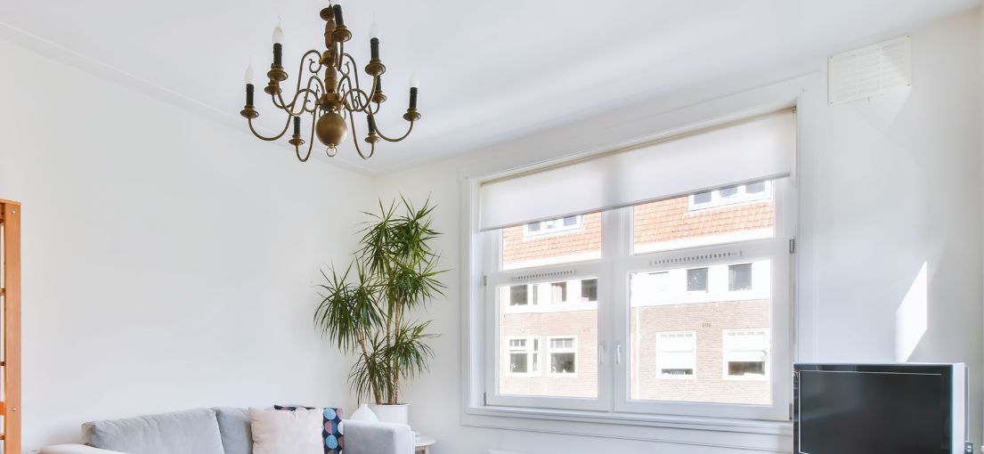City Chic: Roller Window Shades in Hermosa Beach Apartment